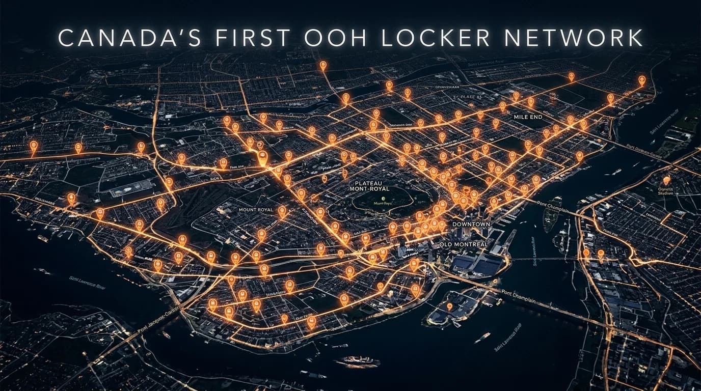Canada's first OOH locker network